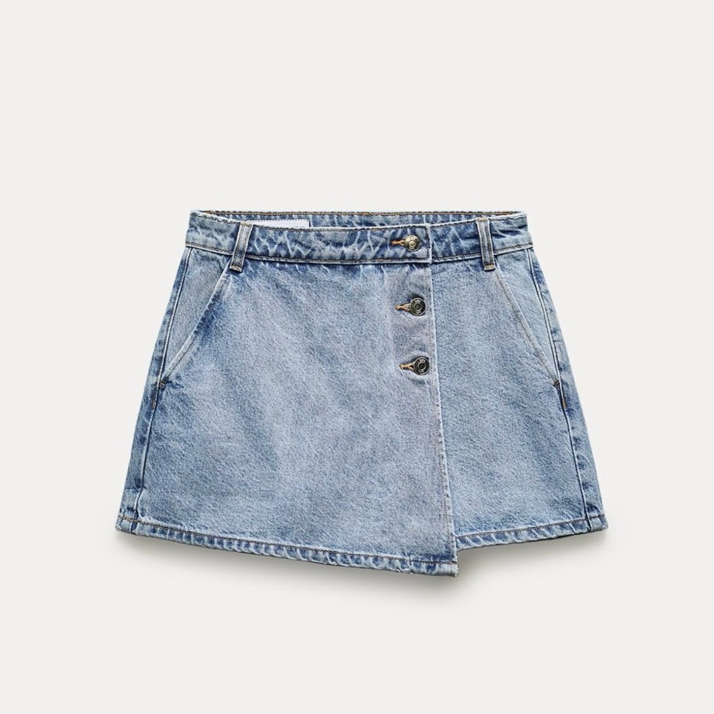 Zara denim skort